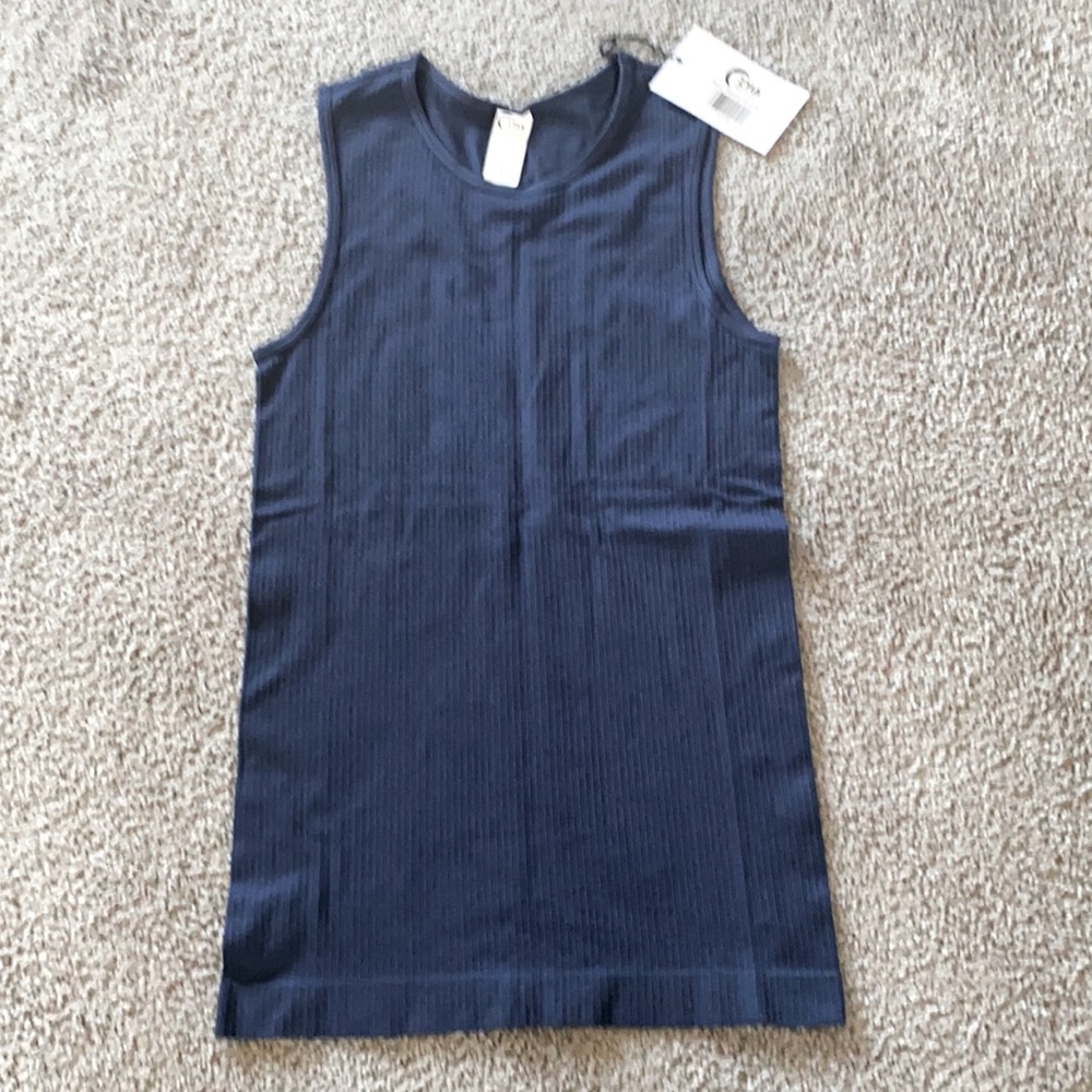Zyia Navy Parallel Tank sz M